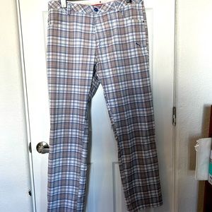 Men’s Plaid Puma Golf Pants, 36x34